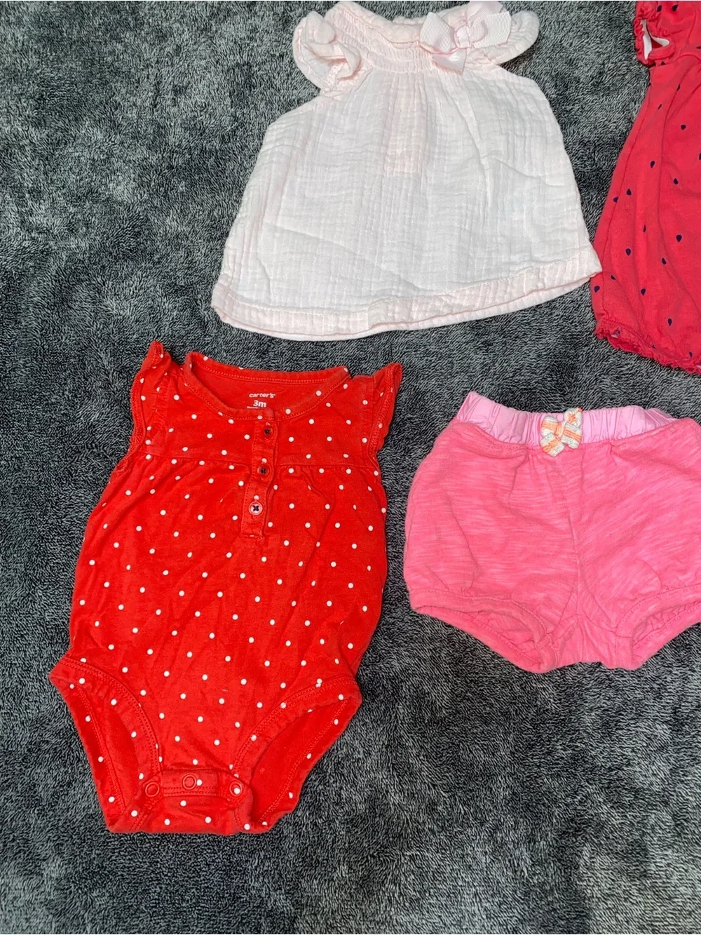 Baby Girl Summer Bundle | 5 Piece Set | Carter’s | Size 3 Months